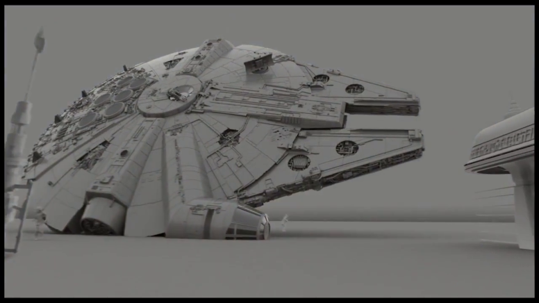 Faucon Millenium VFX Star Wars The Force Awakens