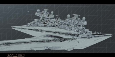 Special Effects of 2 Star Destroyers in Rogue One,